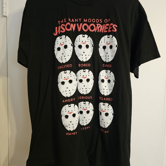 Friday The 13Th Other - Many Moods Of Jason Voorhees Graphic Tee Like New